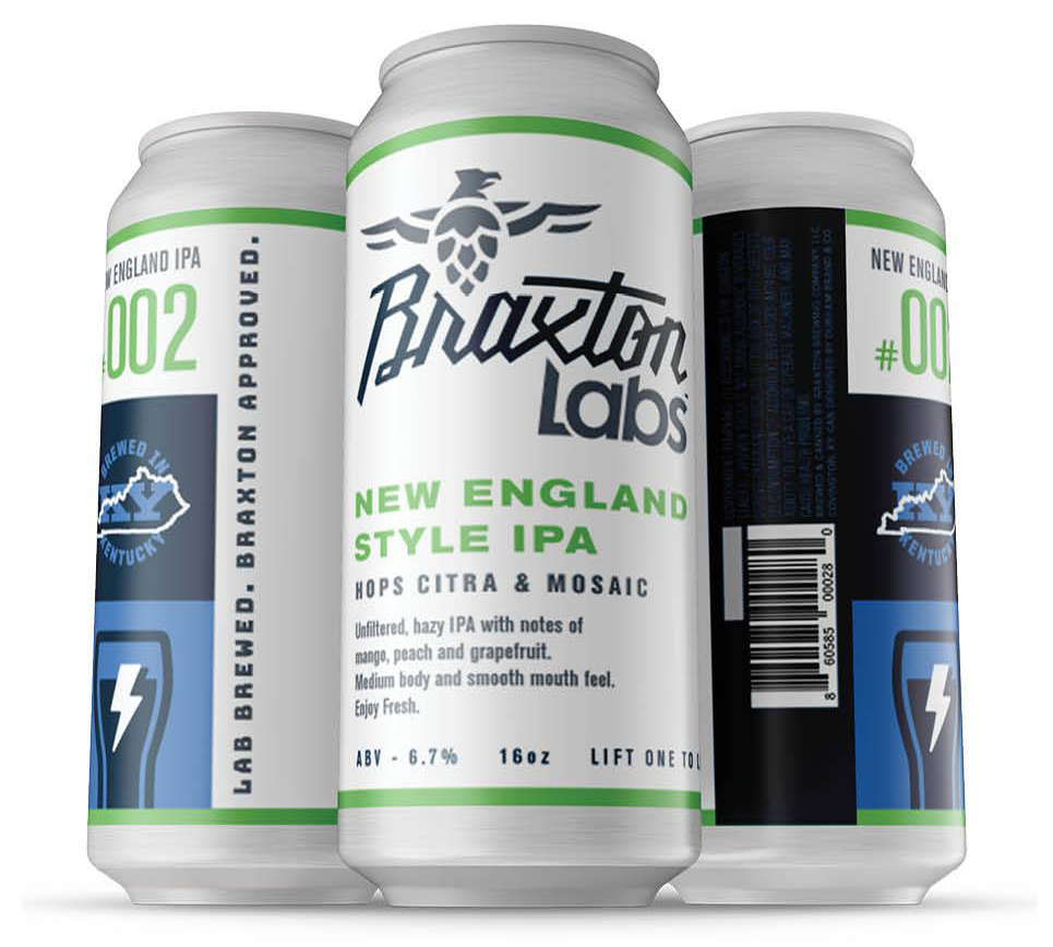 Braxton Labs to Release First Canned Beer: New England Style IPA